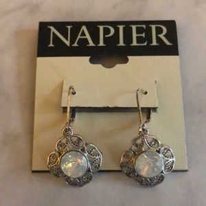 Napier flowerlike mandala dangle earrings